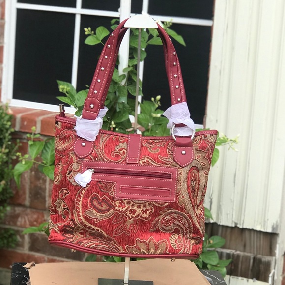 Montana west red hand bag - Picture 2 of 6